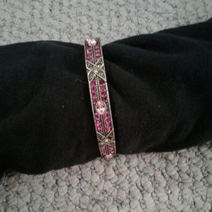 Heidi daus X's and O's Crystal accented bangle